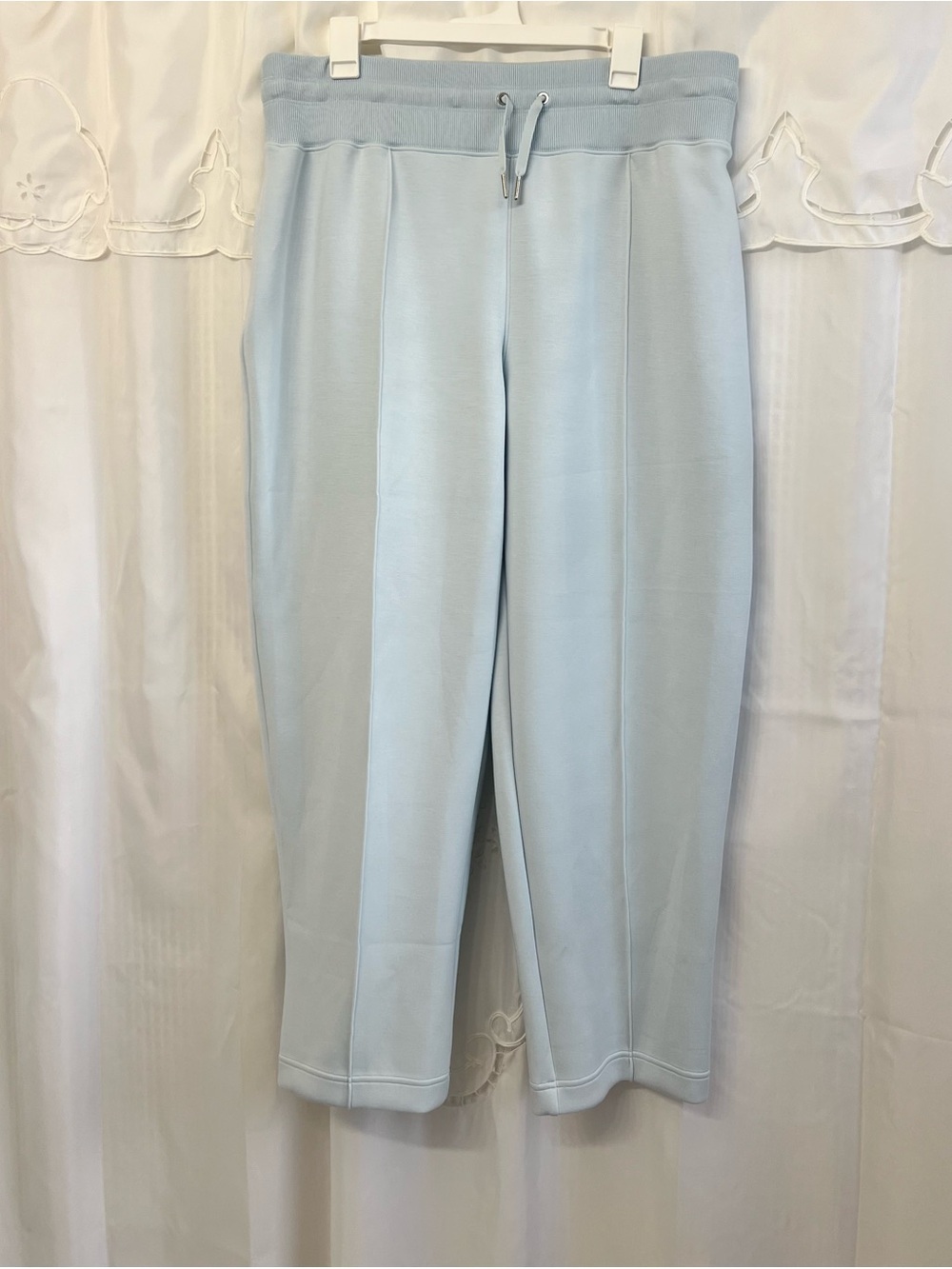 SPANX HeavyAir Tapered Pant Sky Blue 1X NWT AirEssentials Luxe Pintuck Lounge